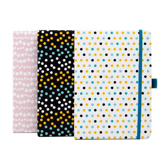 4C printing with dot designs notebook