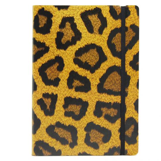 La impresión 4C con el patrón de leopardo notebook