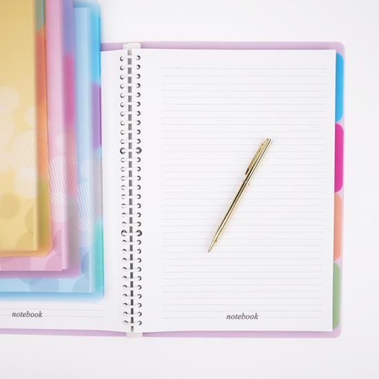 White paper notebook