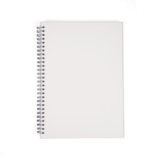 Cuaderno de papel blanco