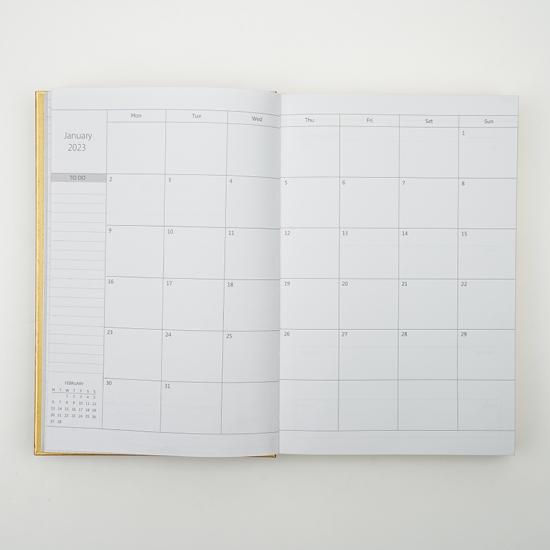 A5 day to page diary