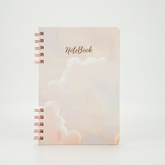  A5 wire-o binding hardcover plain notebook